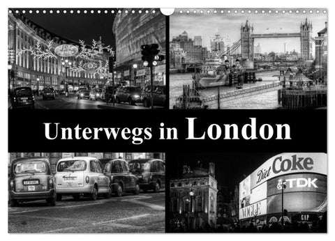 Unterwegs in London (Wandkalender 2027 DIN A3 quer), CALVENDO Monatskalender