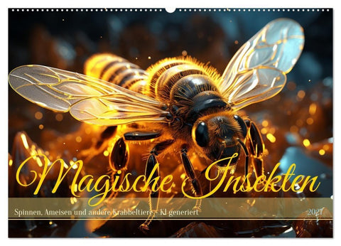 Magische Insekten (Wandkalender 2027 DIN A2 quer), CALVENDO Monatskalender