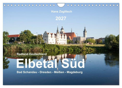 Elbetal Süd - Radland Deutschland (Wandkalender 2027 DIN A4 quer), CALVENDO Monatskalender