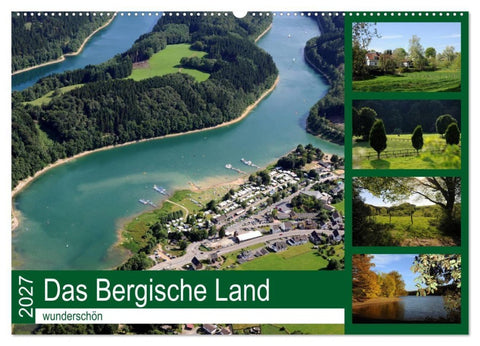 Das Bergische Land - wunderschön (Wandkalender 2027 DIN A2 quer), CALVENDO Monatskalender