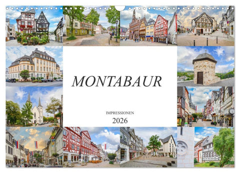 Montabaur Impressionen (Wandkalender 2026 DIN A3 quer), CALVENDO Monatskalender