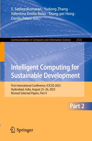 Intelligent Computing for Sustainable Development