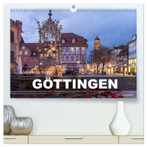 Niedersachsen - Göttingen (hochwertiger Premium Wandkalender 2027 DIN A2 quer), Kunstdruck in Hochglanz