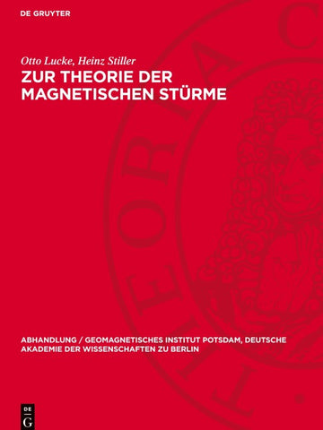 Zur Theorie der magnetischen Stürme