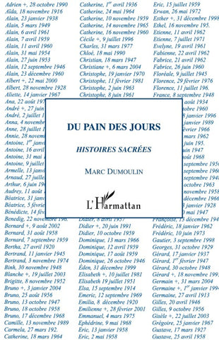 Du pain des jours