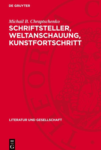 Schriftsteller, Weltanschauung, Kunstfortschritt