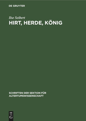 Hirt, Herde, König