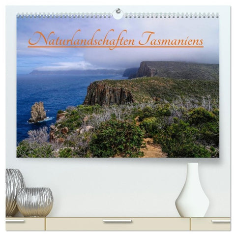 Naturlandschaften Tasmaniens (hochwertiger Premium Wandkalender 2027 DIN A2 quer), Kunstdruck in Hochglanz