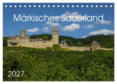 Märkisches Sauerland (Tischkalender 2027 DIN A5 quer), CALVENDO Monatskalender