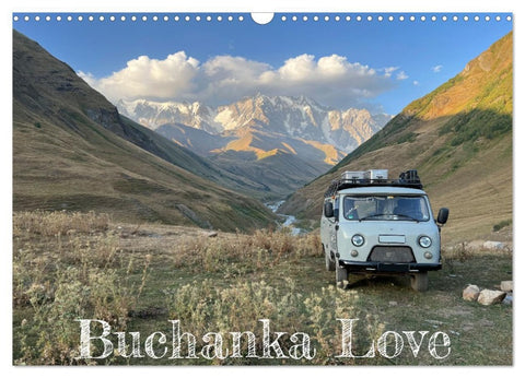 UAZ 452 Buchanka Love (Wandkalender 2026 DIN A3 quer), CALVENDO Monatskalender