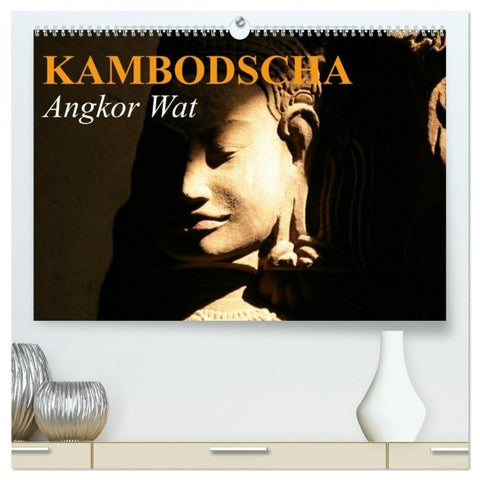 Kambodscha ¿ Angkor Wat (hochwertiger Premium Wandkalender 2027 DIN A2 quer), Kunstdruck in Hochglanz
