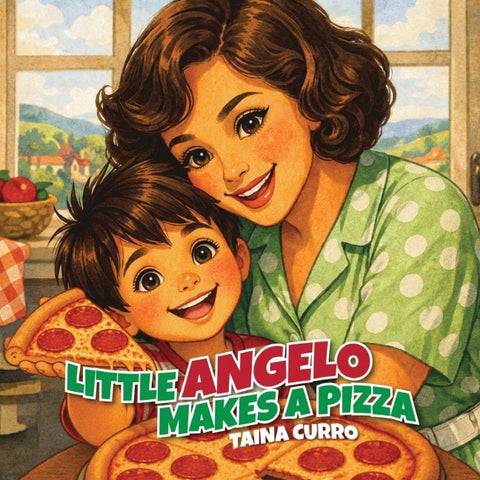 Little Angelo Makes a Pizza