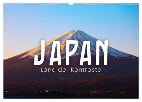 Japan - Land der Kontraste (Wandkalender 2027 DIN A2 quer), CALVENDO Monatskalender