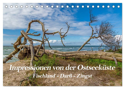 Impressionen von der Ostsee Fischland-Darß-Zingst (Tischkalender 2026 DIN A5 quer), CALVENDO Monatskalender