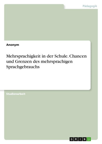 Mehrsprachigkeit in der Schule. Chancen und Grenzen des mehrsprachigen Sprachgebrauchs