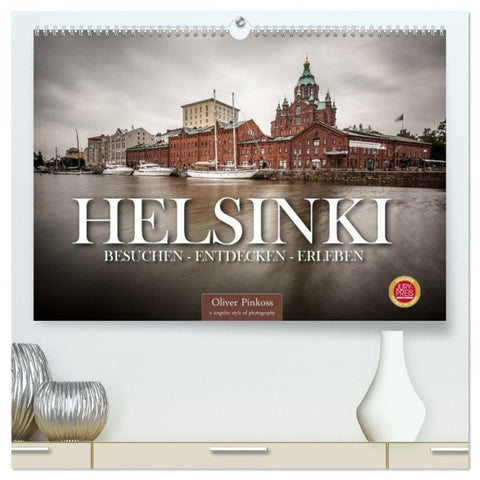 Helsinki / Besuchen - Entdecken - Erleben (hochwertiger Premium Wandkalender 2027 DIN A2 quer), Kunstdruck in Hochglanz