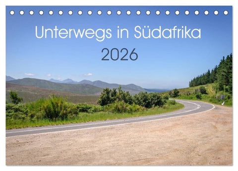 Unterwegs in Südafrika 2026 (Tischkalender 2026 DIN A5 quer), CALVENDO Monatskalender
