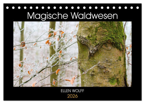 Magische Waldwesen (Tischkalender 2026 DIN A5 quer), CALVENDO Monatskalender