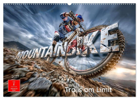 Mountainbike - Trails am Limit (Wandkalender 2027 DIN A2 quer), CALVENDO Monatskalender