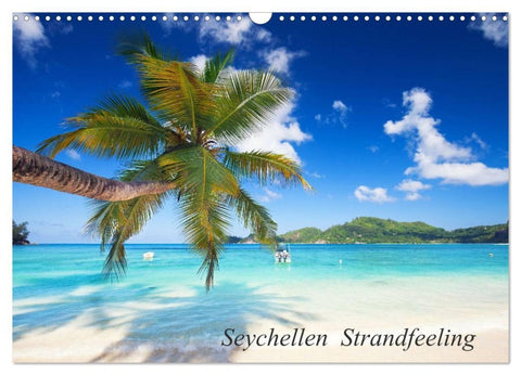 Seychellen Strandfeeling (Wandkalender 2026 DIN A3 quer), CALVENDO Monatskalender