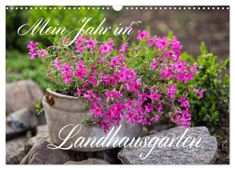 Mein Jahr im Landhausgarten (Wandkalender 2027 DIN A3 quer), CALVENDO Monatskalender