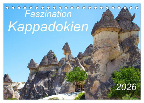 Faszination Kappadokien (Tischkalender 2026 DIN A5 quer), CALVENDO Monatskalender