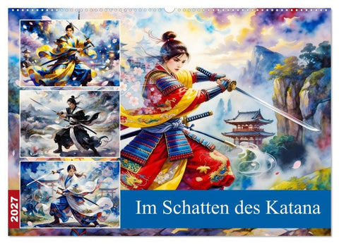 Im Schatten des Katana (Wandkalender 2027 DIN A2 quer), CALVENDO Monatskalender
