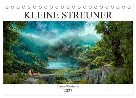 Kleine Streuner (Tischkalender 2027 DIN A5 quer), CALVENDO Monatskalender