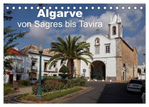 Algarve von Sagres bis Tavira (Tischkalender 2026 DIN A5 quer), CALVENDO Monatskalender
