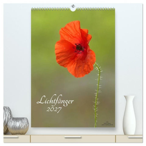 Lichtfänger (hochwertiger Premium Wandkalender 2027 DIN A2 hoch), Kunstdruck in Hochglanz