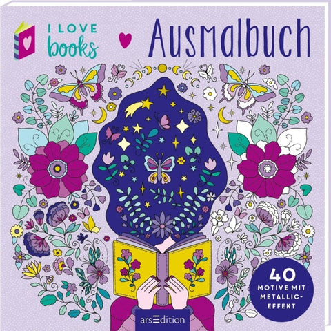 I Love Books – Ausmalbuch