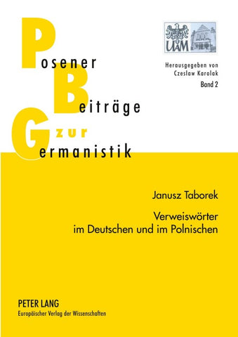 Verweiswörter im Deutschen und im Polnischen
