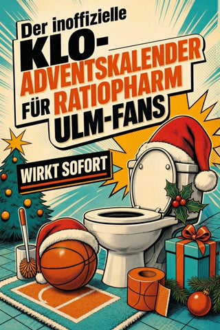 Der inoffizielle Klo-Adventskalender für Ratiopharm Ulm-Fans