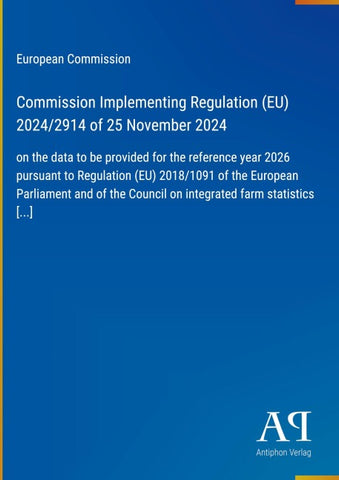 Commission Implementing Regulation (EU) 2024/2914 of 25 November 2024
