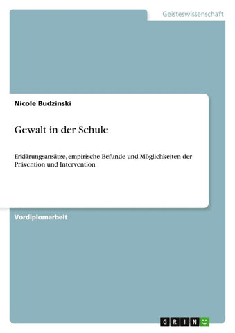 Gewalt in der Schule