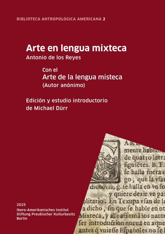 Arte en lengua mixteca