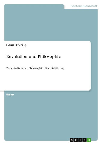 Revolution und Philosophie