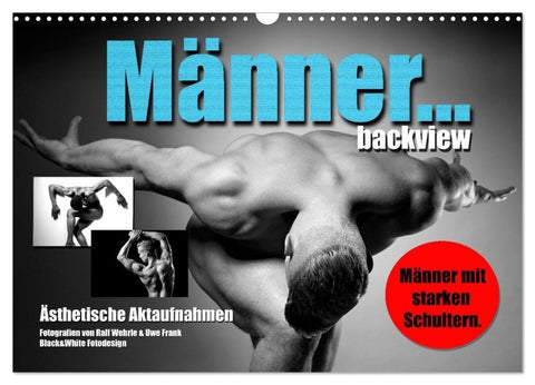 Männer... backview (Wandkalender 2027 DIN A3 quer), CALVENDO Monatskalender