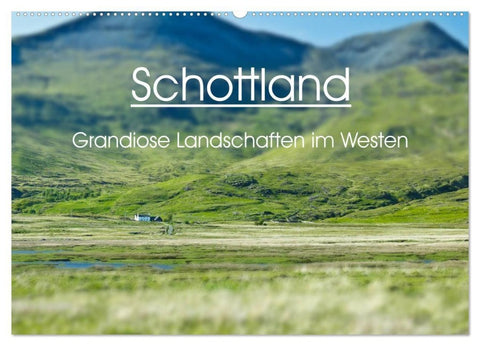 Schottland - grandiose Landschaften im Westen (Wandkalender 2027 DIN A2 quer), CALVENDO Monatskalender