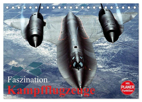 Faszination Kampfflugzeuge (Tischkalender 2027 DIN A5 quer), CALVENDO Monatskalender