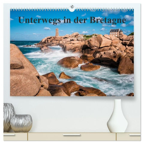Unterwegs in der Bretagne (hochwertiger Premium Wandkalender 2027 DIN A2 quer), Kunstdruck in Hochglanz