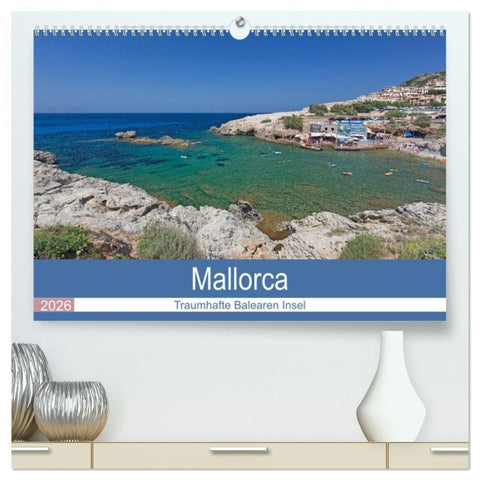 Mallorca - Traumhafte Balearen Insel (hochwertiger Premium Wandkalender 2026 DIN A2 quer), Kunstdruck in Hochglanz