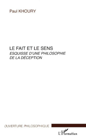 Le fait et le sens