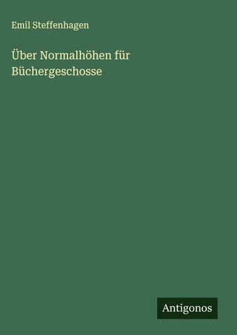 Über Normalhöhen für Büchergeschosse