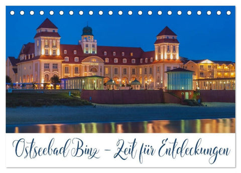 Ostseebad Binz - Zeit für Erholung (Tischkalender 2026 DIN A5 quer), CALVENDO Monatskalender