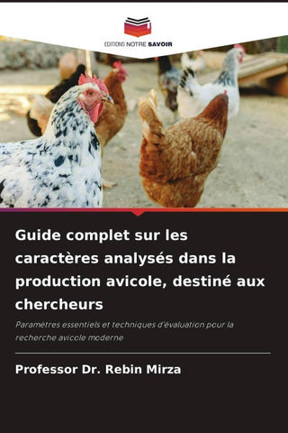 Guide complet sur les caractères analysés dans la production avicole, destiné aux chercheurs