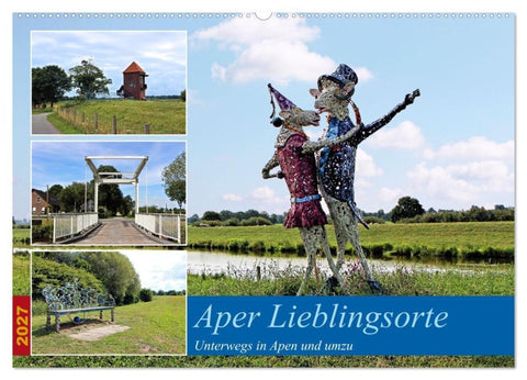 Aper Lieblingsorte (Wandkalender 2027 DIN A2 quer), CALVENDO Monatskalender