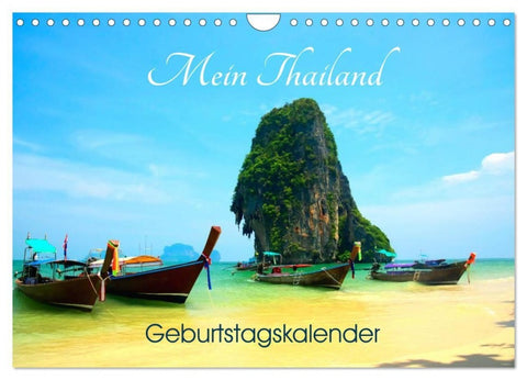 Mein Thailand - Geburtstagskalender (Wandkalender 2027 DIN A4 quer), CALVENDO Monatskalender