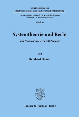 Systemtheorie und Recht.