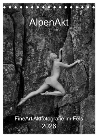 AlpenAkt 2026 (Tischkalender 2026 DIN A5 hoch), CALVENDO Monatskalender